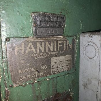 5 Ton,Hannifin#F-50, hydraulic press, 15 gal. reservoir, plugged in, #10463