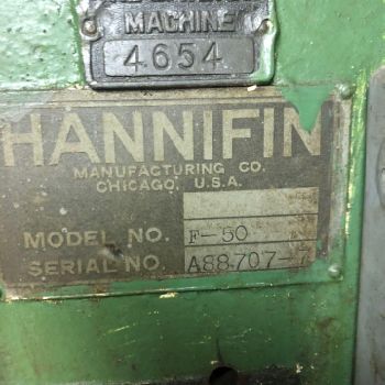5 Ton,Hannifin#F-50, hydraulic press, 15 gal. reservoir, plugged in, #10463