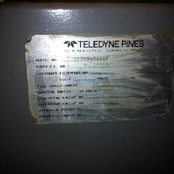Pines#2, Tube Bender, Dial-A-Bend, hydraulic mandrel extractor, estimated age 1970-78, #6370