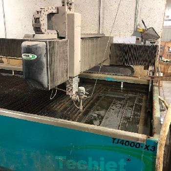 Techni#TJ4000X3, 144" x 72, 53000 psi, 700 IPM, 8 material thickness, 40 HP, 2013