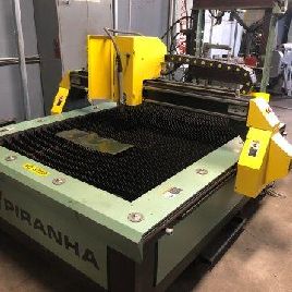 Piranha#C404, 4â€™ x 4â€™ CNC plasma cutting system with Starfire CNC, Hypertherm Powermax 85 Plasma Cutter, 2017, #5382