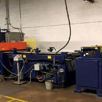 36" x .05 ASL #1000-DECOILER, 5-roll straightener, deburring &amp; stacking line, #11422