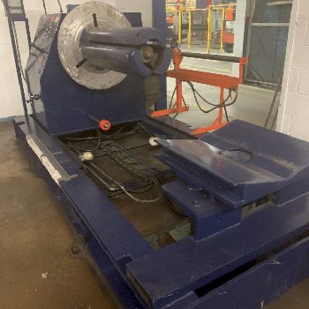 36" x .05 ASL #1000-DECOILER, 5-roll straightener, deburring &amp; stacking line, #11422