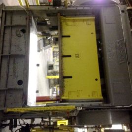 100 Ton,Verson, SSDC press, 12" stroke, 20 SH, 96 x 42 bed, 30 SPM, 16 windows