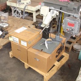 BuchiRotoVap #EL-130, glass evaporator, glass flasks, coil condenser, 120 V., #29277