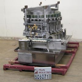 Hema#MR30, automatic, continuous motion, Stainless Steel, 30 head rotary filler, to 500 cpm