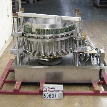 Hema#MR30, automatic, continuous motion, Stainless Steel, 30 head rotary filler, to 500 cpm