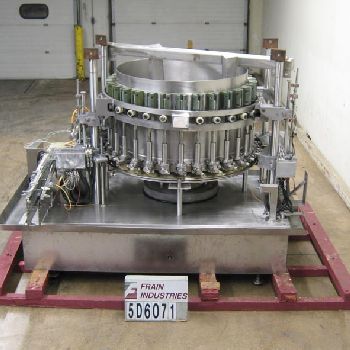 Hema#MR30, automatic, continuous motion, Stainless Steel, 30 head rotary filler, to 500 cpm