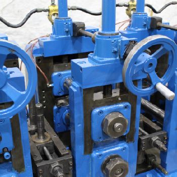 7 Stand,Yoder#2-2-1/2, rollformer,3-1/2" x .165 capacity,7 passes,side pass rolls,#71511