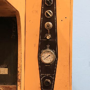 6 Ton,Haeger#HP6-B, hardware insertion, 18" throat, foot pedal, batch counter, 1-1/2 HP, #156843