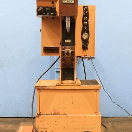 6 Ton,Haeger#HP6-B, hardware insertion, 18" throat, foot pedal, batch counter, 1-1/2 HP, #156843