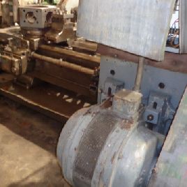 No. 3AWarner &amp; Swasey, 23.5" sw,40 centers,21 chuck,3-jaw, 4-way tool post, A-11 spindle,#3596