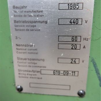 Koepfer#153, precision gear hobbing machine with loader, 2 module, 1985