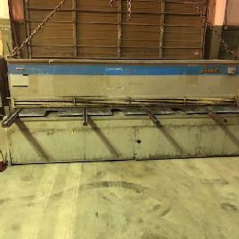 Baykal#HGL-3700X6, 1/4" x 12’ guillotine shear, 36 BG, 15 HP, hold down, 1999