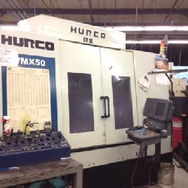 Hurco#VMX-50, 24 ATC,Ultimax IV,50" X,24 Y,24 Z,10000 RPM,Cat 40,25 HP,TSC,’03