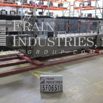 Kodiak#901-90, semi-automatic, continous motion, Stainless Steel, horizontal, hot melt glue cartoner, 30-75 cartons/minute