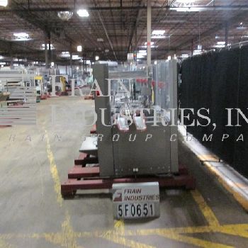 Kodiak#901-90, semi-automatic, continous motion, Stainless Steel, horizontal, hot melt glue cartoner, 30-75 cartons/minute