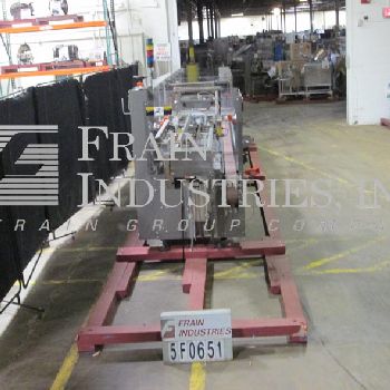 Kodiak#901-90, semi-automatic, continous motion, Stainless Steel, horizontal, hot melt glue cartoner, 30-75 cartons/minute