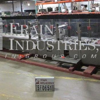 Kodiak#901-90, semi-automatic, continous motion, Stainless Steel, horizontal, hot melt glue cartoner, 30-75 cartons/minute