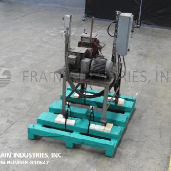 .75 gal.Werner &amp; Pfleider, jacketed, 304 Stainless Steel, double arm, sigma blade mixer, 3 HP, hand tilt with 31" discharge height