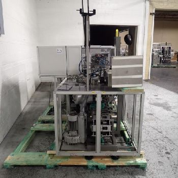 Uhlmann#C200, horizontal cartoner, 72" long powered carton feeder, GUK leaflet inserter, serial #154, 1996, #3147-3