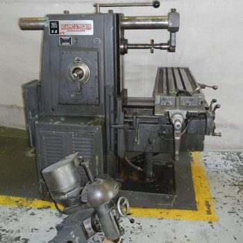 Kearney &amp; Trecker#205-SA, 12" x 50 table,28 long.travel,1500 RPM,5 HP,1 HP vertical hd,’64