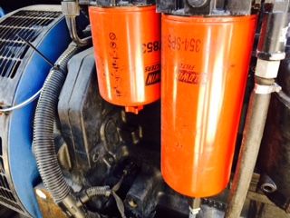 275 KWSDMO#JS275UC, portable generator, load tested, 120/208 V., 2005