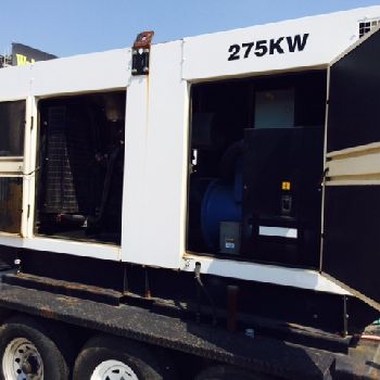 275 KWSDMO#JS275UC, portable generator, load tested, 120/208 V., 2005