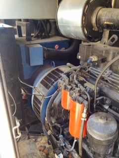 275 KWSDMO#JS275UC, portable generator, load tested, 120/208 V., 2005