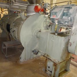 Littleford#FKM-4200D, Stainless Steel, 75 HP, approx. 148 cu.ft. cap, 87 cu.ft.working cap, welded sanitary plows, #3039-1