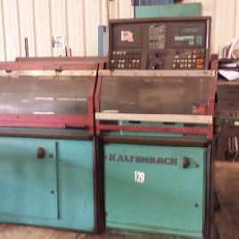 16" x 18Kaltenbach#KKS-401NA, CNC automatic cold saw, 17.7 blade, 5 HP, hydraulic feed, recirculating coolant pump, 1996