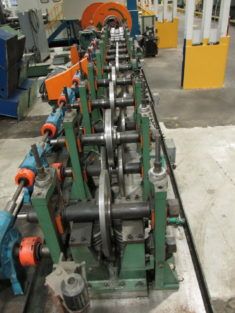 17 Stand,SamcoTruss Rollforming Line,16" roll space,2.5 shaft diameter,40 HP,250 FPM,2005