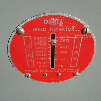 20" x 13DoAll#2013-10, vertical band saw, with welder, 30 x 24 tilting table, 2 HP, 50-5200 fpm, Serial # 339-76307