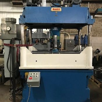 50 Ton,Dake#27-268, hydraulic press,4-post downstroke type,14" stroke,14 DL,#28057