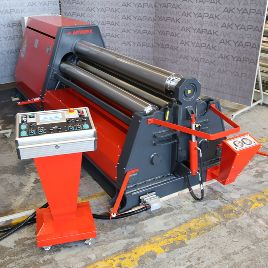 6 '' x 3/8 "Akyapak # AHS-20/08, 4 rollos, 10 HP, control manual PLC, vari-spd, enfriador de aceite