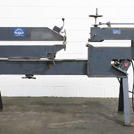 May Tool#MTC-52HD, circle shear, 52" x 3/16, 24 deep throat head stock, 1-1/2 HP, s/n #0130, 1979, #156483