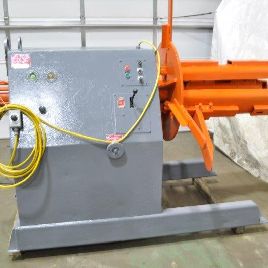 10000 lb.American Steel Line#1000, 42" W,60 OD,17 -21 ID, motorized uncoiler, V/S