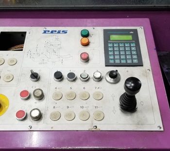 112 Ton,Reis#TUS-130-100, 67" str,67 DL, 63 x 51 clamp, spotting press, 1997, #10725