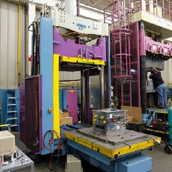 112 Ton,Reis#TUS-130-100, 67" str,67 DL, 63 x 51 clamp, spotting press, 1997, #10725