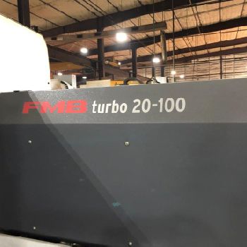 FMB#TURBO-20-100, 4" diameter capacity, 90 &amp; 70mm channels, 2013, as new, installed 2018