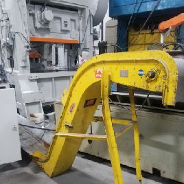 12" x 160Eriez#TUF-TRAC, magnetic conveyor, 61 discharge height, 7’ infeed length, 1.5 HP, #13663JB