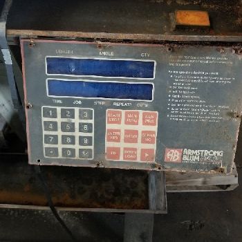 18" x 22Marvel#MV460PC/2, vertical band saw, 15’8 x 1.25 blade, 60-360 FPM