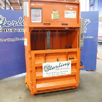 47" x 20Orwak#COMPACTOR-3420, 26 ton, plastic &amp; cardboard bailers/compactors, bale indicator, #A5890