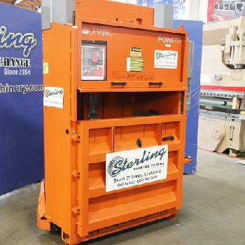47" x 20Orwak#COMPACTOR-3420, 26 ton, plastic &amp; cardboard bailers/compactors, bale indicator, #A5890