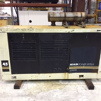 35 KWKohler#45RZ62, 1800 RPM, 1 phase, 120/240 V.,Ford engine, 377 hours, 1996