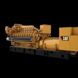 1600 KWCaterpillar # G3520C, grupo electrógeno NG, 4160 V., trifásico, montado sobre patines, 2015