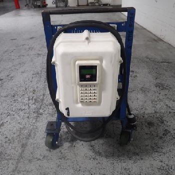 2.5"Waukesha#125, Rotary Lobe Pump, Stainless Steel, 5 HP, 16.79:1 gearbox, on cart, 230/460 V., #3162-5