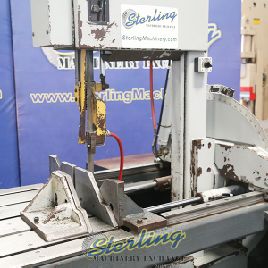 18" x 20Hyd-Mech#V-18Series 2, 65-385 FPM blade speed, 2 hydraulic vises, head tilt, guide arm, 7.5 HP, 2004, #A5850