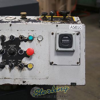 18" x 20Hyd-Mech#V-18Series 2, 65-385 FPM blade speed, 2 hydraulic vises, head tilt, guide arm, 7.5 HP, 2004, #A5850