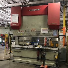 485 Ton,Accurpress#ACCEL-548510, CNC press brake, 10â€™ OA, ETS-3000 control, 2009